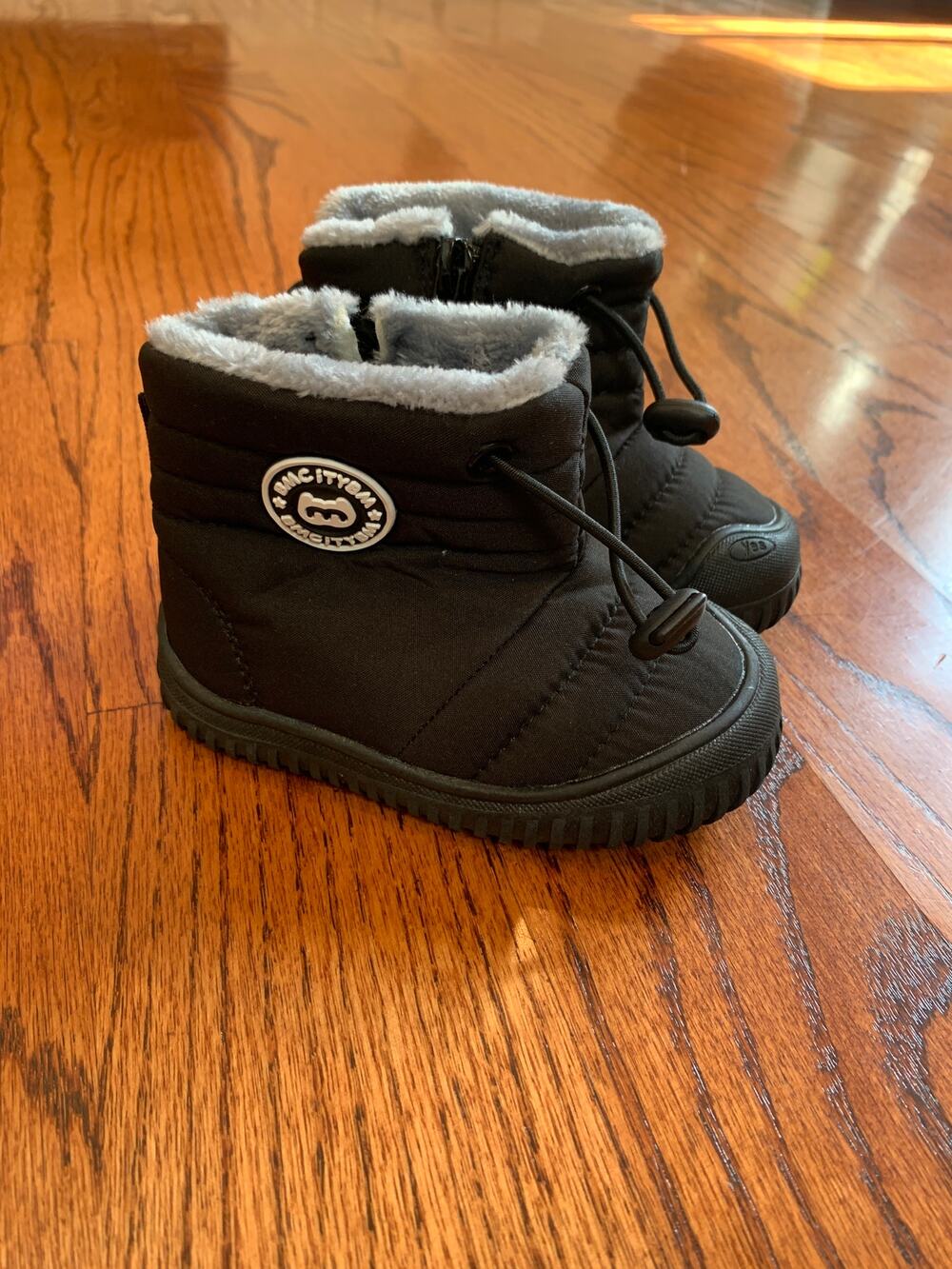 BMCiTYBM Toddler Winter Snow Boots Faux Fur Lined | Black | US 5.5 / 21/135